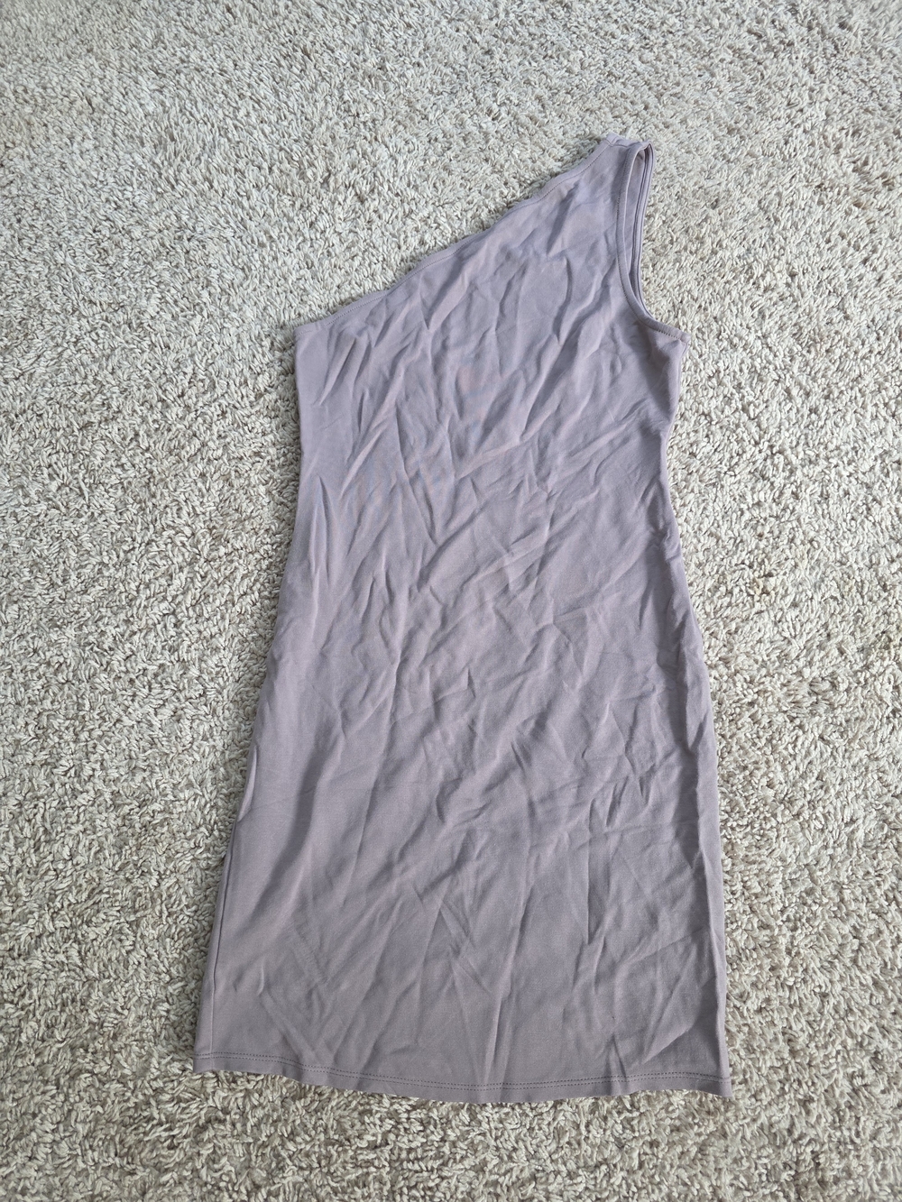 Forever 21 One-Shoulder Mauve Bodycon Dress